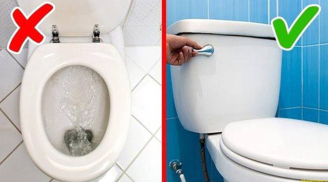 Nên đóng nắp hay mở nắp bồn cầu sau khi sử dụng xong? Hóa ra bấy lâu nay tôi làm sai mà không biết