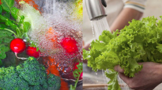 Rau củ quả ăn sống đừng ngâm nước muối nữa, hãy dùng cách này mới thực sự khử bẩn và hóa chất