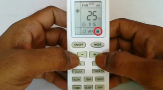 Điều hòa có 1 nút nhỏ, khởi động lên bật suốt đêm chỉ mất 3 nghìn đồng tiền điện