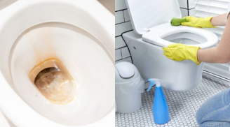 Cách làm sạch bồn cầu đóng cặn vàng nhanh chóng, hiệu quả