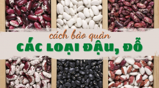 Cách bảo quản các loại đậu (đậu xanh, đậu đen...) để cả năm không mối mọt