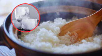 Lấy 1 viên đá lạnh thả vào nồi cơm: Công dụng tuyệt vời nhà ai cũng muốn làm theo