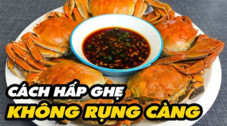 Cách luộc cua, ghẹ không rụng càng: Nhớ làm thêm 1 bước này sẽ đỏ au, còn nguyên đẹp mắt
