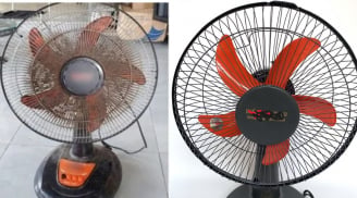 Quạt điện bụi bẩn lâu ngày không cần tháo khung, áp dụng 5 mẹo này vừa dễ làm lại sạch bong