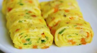 Cách rán trứng phồng xốp, mềm mịn như bánh bông lan