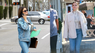 Học Selena Gomez 4 cách phối quần jeans ống đứng vừa tôn dáng vừa tinh tế