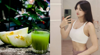 Cách uống nước bí đao (bí xanh) giảm mỡ bụng, giảm cân hiệu quả