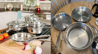 Nhà đang nấu ăn bằng nồi, chảo inox, chú ý ngay 5 điều này