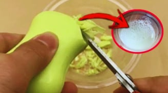 Xà phòng trộn chung với đường, mang đi dùng ai cũng thích