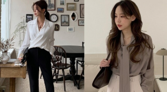 Học hỏi công thức này chị em mặc áo blouse đi làm lúc nào cũng thanh lịch và sang hơn