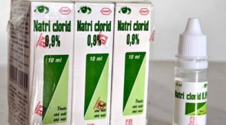 Thuốc nhỏ mắt Natri clorid 0,9% bị thu hồi có nguy hiểm? Chuyên gia cảnh báo