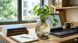 Vì sao nhiều phụ huynh đặt chậu trầu bà trên bàn học của con?