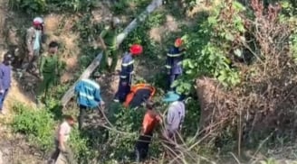 Đạp xe phượt qua đèo, hai học sinh rơi xuống vực sâu 50m, hiện trường khiến nhiều người bàng hoàng