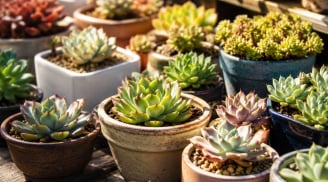 Trồng sen đá mùa nắng gắt: 5 lưu ý nhiều người bỏ qua khiến cây úa vàng, cháy lá, chậm lớn
