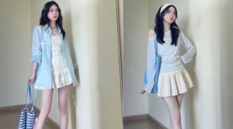 Mặc màu xanh dương mùa hè thế nào để vừa tươi tắn vừa thanh lịch?