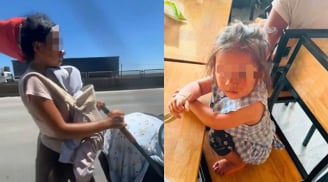 Mẹ dắt 2 con nhỏ đi bộ giữa nắng gần 40 độ gây xót xa: Lãnh đạo xã lên tiếng