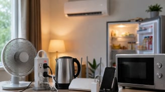 Những thói quen âm thầm khiến hóa đơn điện tăng cao