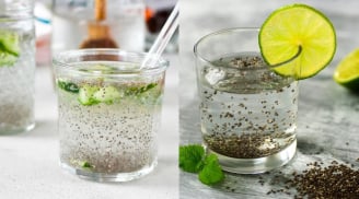 Cách uống nước hạt chia vừa giảm cân nhanh, vừa đẹp da, chống lão hóa