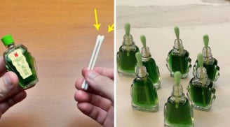Cắm chiếc tăm bông vào lọ dầu gió: Công dụng tuyệt vời lại kiết kiệm khoản lớn mỗi năm