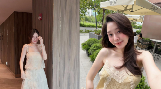 Mang thai tháng thứ 7, Á hậu Tường San vẫn ghi điểm với phong cách thời trang thanh lịch và cuốn hút
