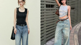 Áo ba lỗ, áo thun và quần ống rộng: Công thức mặc đẹp mùa hè vừa mát mẻ vừa thanh lịch