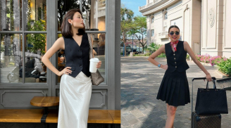 3 cách diện áo ghi lê dáng lửng thanh lịch, mặc đi làm hay xuống phố đều cuốn hút