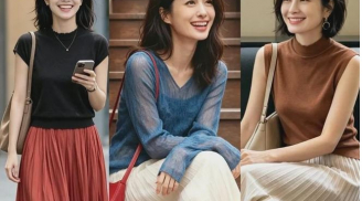 Phụ nữ ngoài 50 tuổi mặc gì mùa hè? 3 kiểu chân váy kết hợp áo đơn giản giúp vẻ ngoài thanh lịch hơn