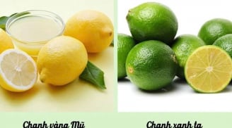 Sử dụng chanh xanh hay chanh vàng tốt hơn?
