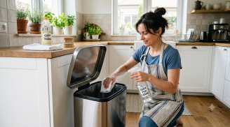 Cho một ít giấm vào thùng rác: Mẹo nhỏ giúp giảm mùi khó chịu ngày hè, nhiều người chưa biết