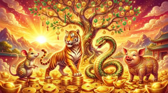 Từ 7/7 đến 15/7: 4 tuổi tiền bạc liên tục đổ về, càng làm càng có lộc