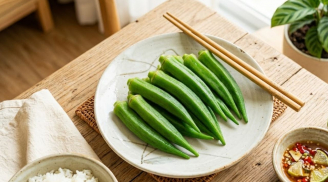 Cách luộc đậu bắp xanh mướt, không bị nhớt