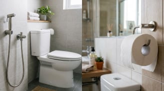 Sau khi đi vệ sinh, dùng vòi xịt hay dùng giấy tốt hơn?