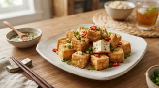 Cách rán đậu giòn tan để lâu không lo ỉu