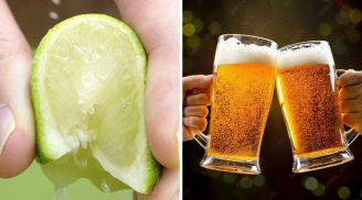 Tại sao nhiều người thích vắt chanh vào cốc bia?