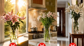 3 vị trí trong nhà nên tránh đặt bình hoa: Tưởng đẹp mắt nhưng dễ làm hoa nhanh tàn, ảnh hưởng không gian sống