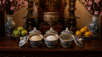Chú ý nếu có đặt 3 hũ Gạo Muối Nước trên ban thờ phải biết điều này kẻo phạm kỵ