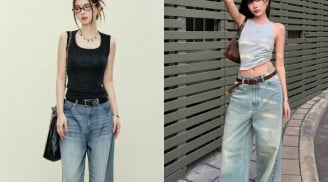 Áo ba lỗ và quần ống rộng: Công thức mặc đẹp vừa tôn dáng vừa thời thượng cho mùa hè