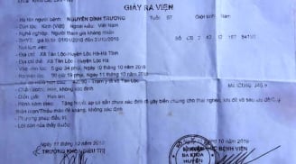 Cụ ông 67 tuổi t.ử v.ong sau 'biến chứng thai nghén': Bệnh viện chính thức lên tiếng