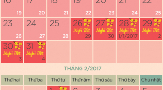 Thủ tướng chính thức 'chốt' phương án nghỉ tết Âm lịch 2017
