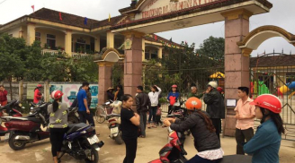 Người đàn ông bịt mặt xông vào trường mầm non giằng co với cô giáo nghi bắc cóc trẻ em