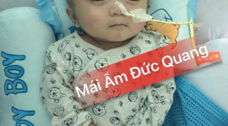 Hình ảnh và thông tin MỚI NHẤT về tình trạng sức khỏe của bé Đức Lộc mắc bệnh não úng thủy