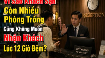 Vì sao khách sạn thừa phòng cũng không nhận khách 12h đêm?
