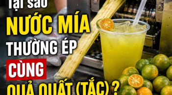 Tại sao nước mía thường ép cùng quả quất (tắc)?