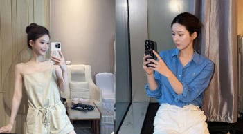 Công thức mặc đẹp đời thường của Triệu Lộ Tư, đơn giản, dễ áp dụng nhưng vẫn nổi bật