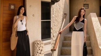 4 công thức diện chân váy suông giúp outfit mùa hè gọn gàng mà vẫn cuốn hút