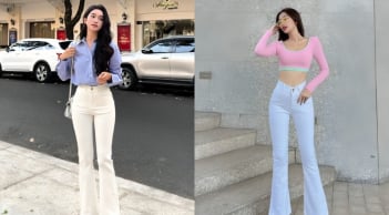 Chỉ cần một chiếc quần trắng chuẩn phom, vẻ ngoài cũng đủ thanh lịch như phụ nữ Pháp
