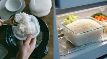 Mẹo hấp cơm nguội để tủ lạnh lâu ngày vẫn trắng trong, dẻo thơm