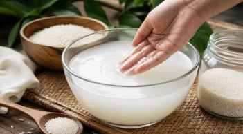 Cách dùng nước vo gạo rửa mặt hỗ trợ làm trắng da và những 'lưu ý vàng' nhiều người dùng lâu mà chưa biết