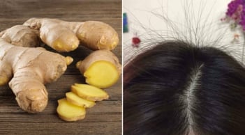 Cách gội đầu bằng gừng tươi trị rụng tóc, tóc con mọc lên tua tủa