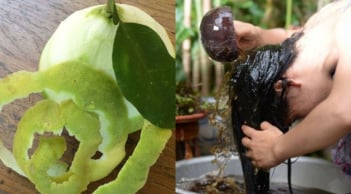 Cách gội đầu bằng vỏ bưởi trị rụng tóc, kích thích tóc mọc nhanh lại suôn mượt, sạch gàu